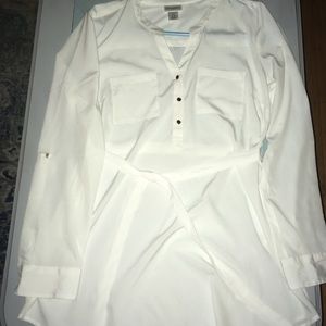 Motherhood Maternity White Tunic Size Small